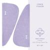 American Soft Linen 100% Cotton Hair Towels for Women, Head Towel Cap, Cotton Hair Turban Towel Wrap for Long Curly Anti Frizz Hair, Soft and Absorbent Cotton Hair Towels 2 Pack, Lilac view 4