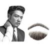 RoseAuroma Goatee Fake Beard 100% Human Hair Face Beard Sexy Reusable Entertainment/Makeup Props/Drama/Party/Cosplay Black view 1