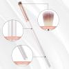 10PCS Lash Brushes for Cleansing, Eyelash Extension Cleansing Brush Lash Shampoo Bath Cleaning Brush Lash Cleanser Supplies for Eyelash Extensions White view 4