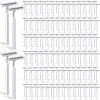 300 Pieces Disposable Razors Bulk for Men Women Individually Wrapped Stainless Steel Hotel Guest Shaving Razors Safety Twin Blades for House Travel Home Use Portable, White view 1