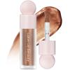 Erinde Liquid Highlighter, Face Highlighter Bronzer Makeup Stick, Natural Glossy Finish, Lightweight Blendable Silky Smooth Cream Face Illuminator, Cruelty-free, 04# CANDLELIGHT view 1
