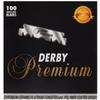 Derby Premium Single Edge Razor Blades, Ultra Sharp, Chromium - Ceramic - Platinum - Tungsten and Polymer Coated Edges (25) view 3