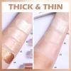 Erinde Liquid Highlighter, Face Bronzer Stick, Natural Glossy Finish, Lightweight Blendable Silky Smooth Cream Illuminator, Cruelty-Free, 01# Moonlight view 4