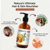 Nature Packaged Argan Oil for Hair Growth Oil 16oz (Aceite de Argan) - 100% Pure Cold Pressed Moroccan Oils - Suitable for Colored & Damaged Hair, Face, Body Oils, Nail & Scalp view 2
