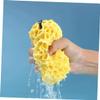OSALADI 3pcs Honeycomb Shower Sponge Exfoliating Body Scrubber for Deep Cleansing Safe for All Skin Types for Daily Use and Bathing Accessories Lightweight and Easy to view 3