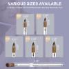Shine Chance Acrylic Nail Art Brush Size 12, 100% Pure Kolinsky Hair Oval Nail Brush for Acrylic Application, Professional Nail Extension Manicure Tool Striping Nail Drawing Pen for DIY Home Salon view 3