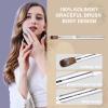 Shine Chance Acrylic Nail Art Brush Size 12, 100% Pure Kolinsky Hair Oval Nail Brush for Acrylic Application, Professional Nail Extension Manicure Tool Striping Nail Drawing Pen for DIY Home Salon view 4