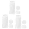FRCOLOR 3pcs Reusable Face Pads Cotton Rounds for Gentle Cleansing Makeup Removal Exfoliating for Travel Daily Skincare view 1