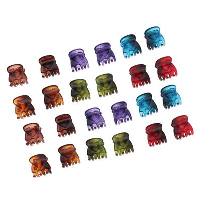BIUDECO 48pcs Mini Hair Claws Spring Hair Clips for Girls Women and Toddlers Small Clamps for Easy Hairstyling and Daily Use