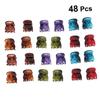 BIUDECO 48pcs Mini Hair Claws Spring Hair Clips for Girls Women and Toddlers Small Clamps for Easy Hairstyling and Daily Use view 2