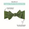 Copper Pearl Baby Bows: Stylish Headbands for Baby Girls, Premium Soft and Stretchy Baby Headbands, Perfect for Newborns, Trendy Designs - The Polar Express view 2
