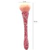 Bestbling Pink Bling Rhinestone Large Mineral Powder Brush - 1 Piece (Synthetic Bristles, Nylon Material, Luxury Design, Perfect For Large Coverage Powder Bronzer Blush Blending Buffing) view 2