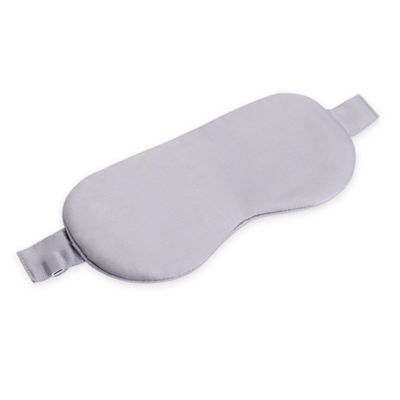 BINOXY Silk Heated Eye Mask,USB Steam Eye Mask with Temperature Control for Dry Eye, Eye Fatigue, Migraines (Color : Gray, Size : 23 * 10.5cm)