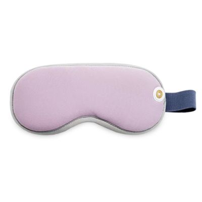 BINOXY Electric Heated Eye Mask Heat Eye Compress USB Steam Eye Mask for Dry Eyes, SPA Warm Eye Mask, Relief Eye Fatigue (Color : Purple, Size : 20 * 9cm)
