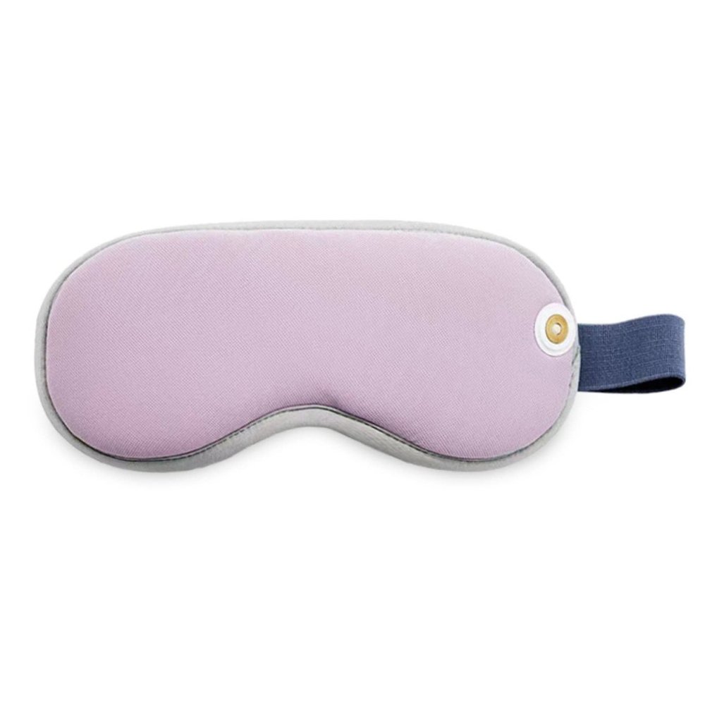 BINOXY Electric Heated Eye Mask Heat Eye Compress USB Steam Eye Mask for Dry Eyes, SPA Warm Eye Mask, Relief Eye Fatigue (Color : Purple, Size : 20 * 9cm)