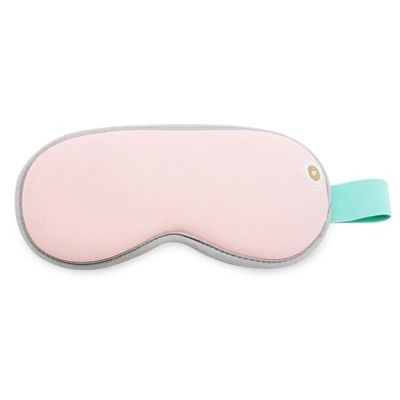 BINOXY Electric Heated Eye Mask Heat Eye Compress USB Steam Eye Mask for Dry Eyes, SPA Warm Eye Mask, Relief Eye Fatigue (Color : Pink, Size : 20 * 9cm)