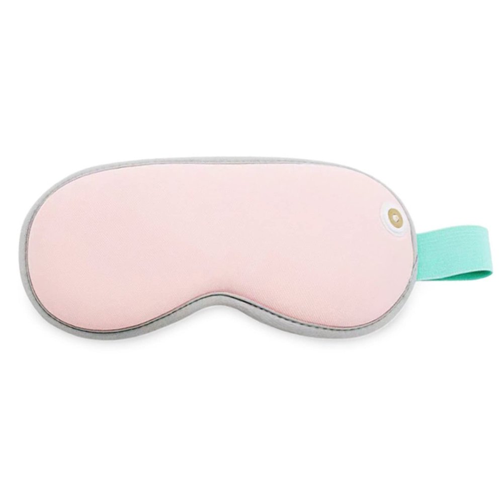 BINOXY Electric Heated Eye Mask Heat Eye Compress USB Steam Eye Mask for Dry Eyes, SPA Warm Eye Mask, Relief Eye Fatigue (Color : Pink, Size : 20 * 9cm)
