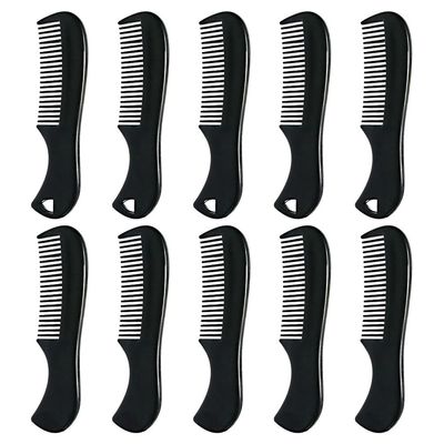 FOMIYES Beard Comb for Men: Mini Hair Comb - 10Pcs Mustache Beard Plastic Pocket Sized Hairdressing