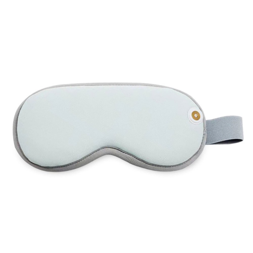 BINOXY Electric Heated Eye Mask Heat Eye Compress USB Steam Eye Mask for Dry Eyes, SPA Warm Eye Mask, Relief Eye Fatigue (Color : Green, Size : 20 * 9cm)