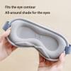 BINOXY Electric Heated Eye Mask Heat Eye Compress USB Steam Eye Mask for Dry Eyes, SPA Warm Eye Mask, Relief Eye Fatigue (Color : Green, Size : 20 * 9cm) view 4