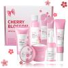 Skincare Gifts For Teenage Girls,Cherry Blossom Skincare Sets,Facial kit,Pamper Sets For Women Gifts,Skin Care Sets & Kits (One Size, Cherry Blossom-SetA-Base Moisturizing) view 1