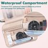 Wedama Toiletry Bag for Women, Large Cosmetic Travel Bag, Hanging Toiletry Bag for Bathroom, Thickened PVC Waterproof Travel Makeup Bag, Toiletries Bag for Travel Business Trips and Camping view 3