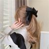 Banana Clip Elegant Satin Ribbon Bowknot Banana Clip For Women Girl Sweet Cute Vertical Clip Ponytail Clip Hairpin Headdress Hair Accessories view 3