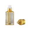 1PCS Crystal Glass Perfume Bottle,Transparent Bronzing Essential Oil Bottle Middle East Crystal Gold Essential Oil Bottles(6ml) view 3