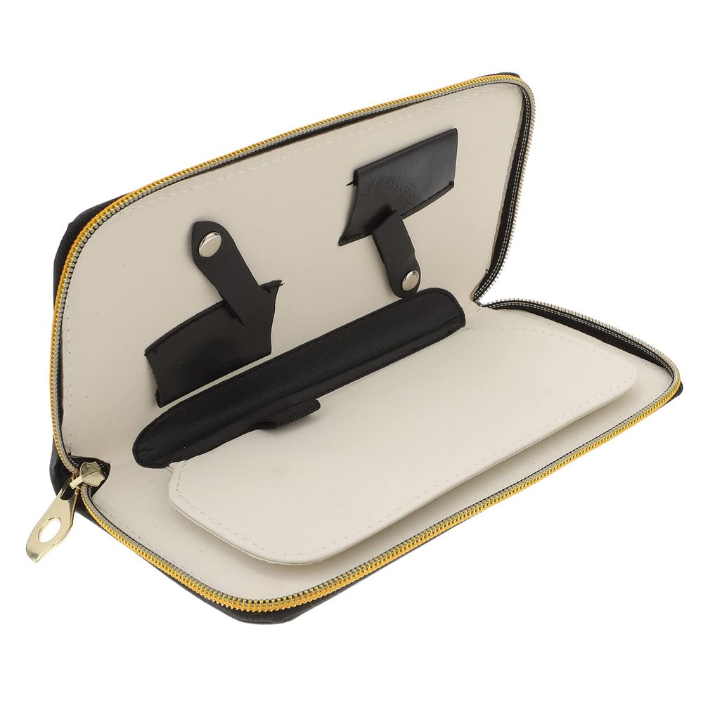 Beaupretty Hairstylist Traveling Case Scissor Cases Hairdressing Shear Holder Barber Cutting Shears Pouch Zipper Storage Case for Hairstylists Barber Travel Case