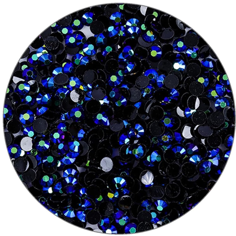 500 Pieces SS30 6mm Flatback Rhinestones Clear Glasses Round Gems AB Crystals for Nail Art DIY Crafts Clothes Glitter Stones Sapphire