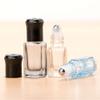 1PCS Portable Perfume Bottle,Travel Oil Bottles Refillable Bottles Stainless Roller Empty Bottles Glass Bottle Stainless Roller Ball Vial(10ML,yellow) view 4