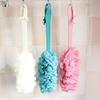 Bath Brush Long Handle Hanging Soft Mesh Back Body Bath Shower Scrubber Brush Sponge Back Brush Spa Scrubber Soap #45 (Color : Blue) view 2