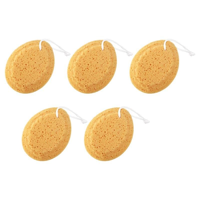 HUFFA Sponge Shower Bathsponges Body Natural Exfoliating Honeycomb Sea Baby Loofahseaweed Soft Bathing Wool Feel Loofahs