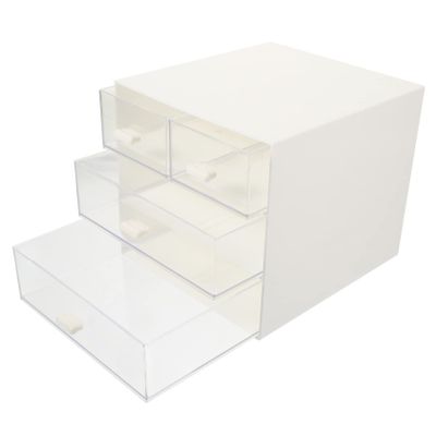Hemoton Jewelry Case Design Multi-purpose Storage Box for Jewelry and Crafts and Lightweight Organizer for Bedroom Office Living Room
