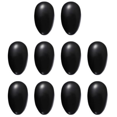 Beaupretty 10 Pairs Hair Dye Ear Covers Plastic Hair Salon Earmuffs Ear Protector Ear Caps Black