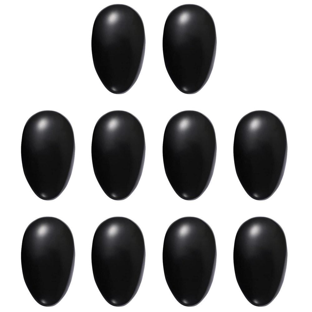 Beaupretty 10 Pairs Hair Dye Ear Covers Plastic Hair Salon Earmuffs Ear Protector Ear Caps Black