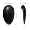 Beaupretty 10 Pairs Hair Dye Ear Covers Plastic Hair Salon Earmuffs Ear Protector Ear Caps Black view 2