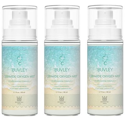 BUVLEY Ceramide Oxygen Face Mist | Low pH, Vegan, Cruelty Free | Hydrating Refreshing Soothing Facial Mist Spray with Antioxidants 2.7 Fl Oz (3)