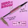 NYX PROFESSIONAL MAKEUP Zero to Brow, Longwear Eyebrow Gel, Ash Brown view 2