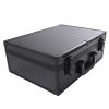 LENJKYYO Makeup Train Case, Cosmetic Organizer Box w/Lights & Mirror, Handheld & Portable Black Makeup Case, Makeup Artist Organizer Kit (Large) view 4