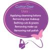 Cotton Tree 100% Pure Cotton, Round Cotton Wool Pads, 80 Count view 2