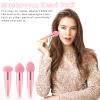 3Pcs Makeup Sponge Facial Foundation Sponge Professional Makeup Blending Sponge with Handle Beauty Sponge Blender Dry & Wet Use Makeup Sponges for Foundation view 3