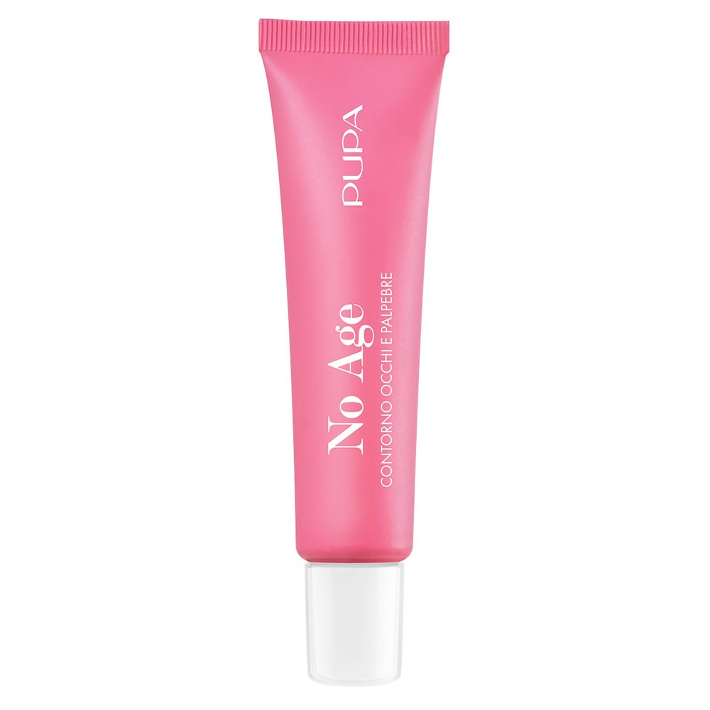 Pupa Milano No Age Contour and Eyelids, 0.5 oz - Eye Cream - Under Eye Cream - Eye Firming, Plumping - With Cranberry Extract - Brightening Eye Cream