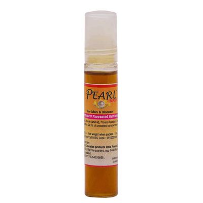Pearl Unwanted Hair Removal Oil- Permanently Remove Facial Hair & Body Hair