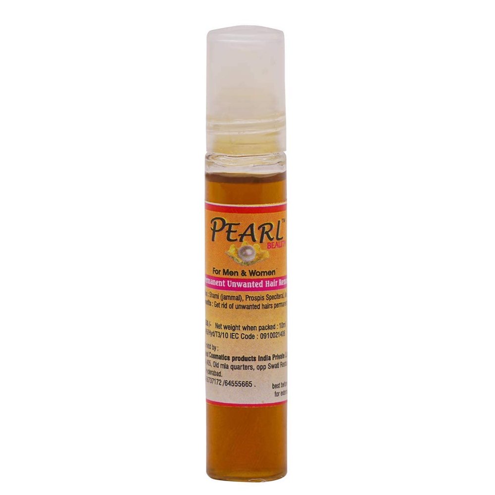 Pearl Unwanted Hair Removal Oil- Permanently Remove Facial Hair & Body Hair