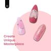 beetles Gel Polish 6 Pcs City of Love Collection 5 Colors Pink Red Ros & 2 Pcs White Liner Nail Lamp Cured Swirl Nails Design Base Top Coat 20Pcs Easter Macaron Colors Collection Bright Nail Art view 4