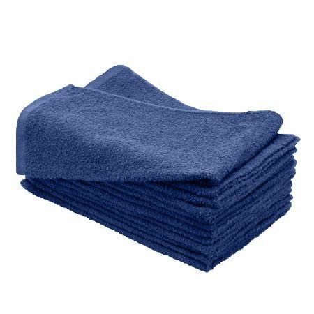 Towel Supercenter 16x26 Navy Blue Bleach Proof Salon Towels (12 Pack)