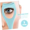 Beavorty 3pcs Eyeliner Auxiliary Artifact Makeup Mascara Makeup Gadgets Lash Tools Mascara Guard for Eyelash Silicone Shield Guards Shield Eyelash Comb Applicator Mermaid view 2