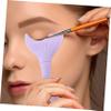 Beavorty 3pcs Eyeliner Auxiliary Artifact Makeup Mascara Makeup Gadgets Lash Tools Mascara Guard for Eyelash Silicone Shield Guards Shield Eyelash Comb Applicator Mermaid view 3