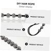 Beavorty 2pcs Vintage Skull Bead Hair for Braids and Ponytails Hair Accessories for Women for Parties and Everyday Use view 4